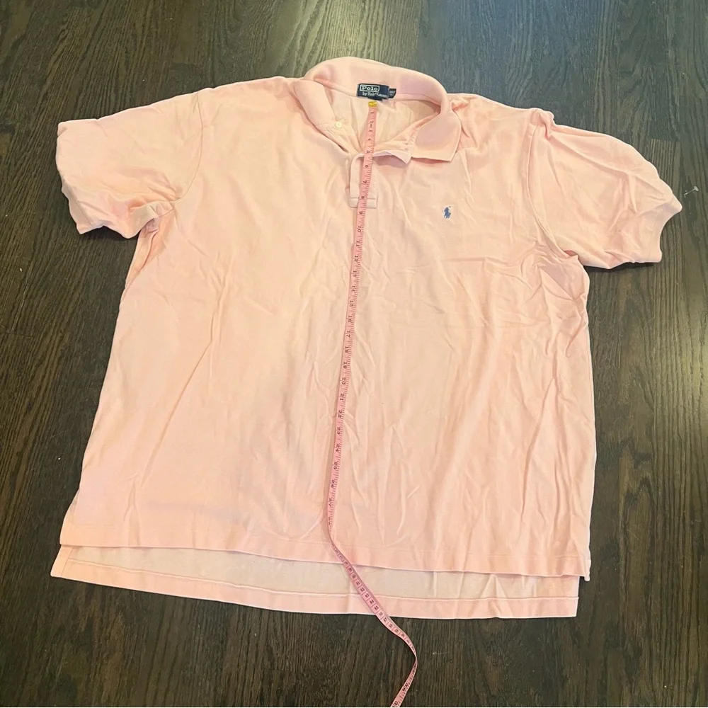 Polo by Ralph Lauren Men's Soft Pink Polo Shirt